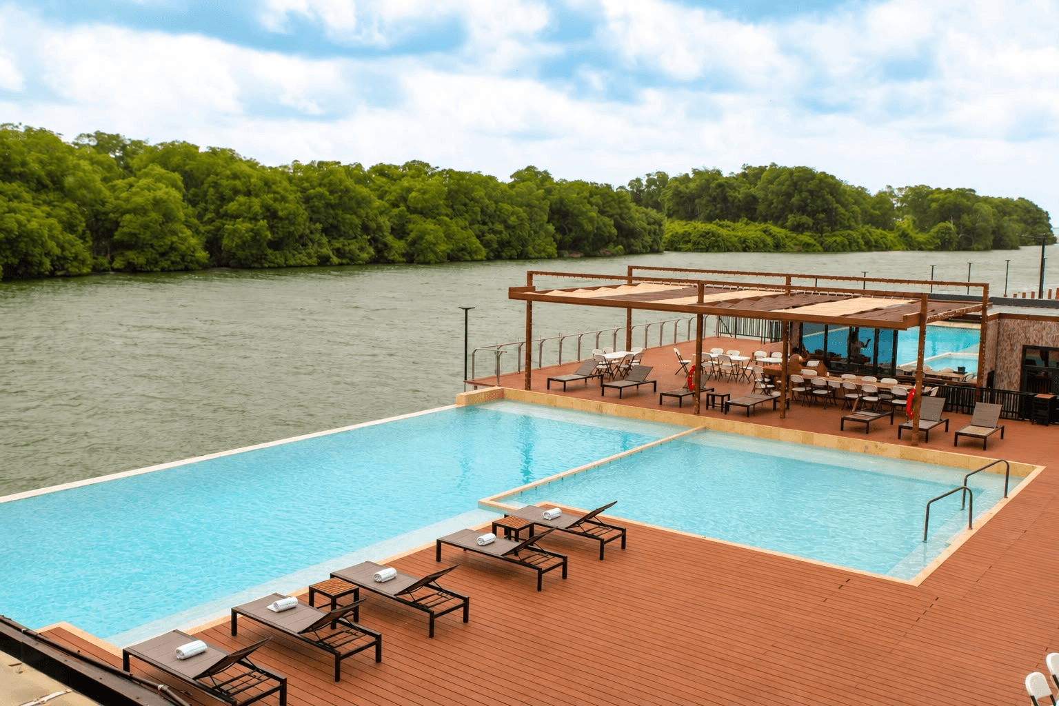 Poolside Bar & Riverside Pool